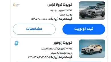 ثبت نام خودروهای وارداتی آغاز شد/ عرضه خودروهای ۴تا ۶ میلیارد تومانی + لیست قیمت