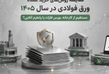 مقایسه روش‌های خرید عمده ورق فولادی در سال ۱۴۰۵: مستقیم از کارخانه، بورس فلزات یا